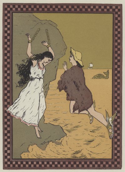 Perseus and the Beautiful Maiden by English School